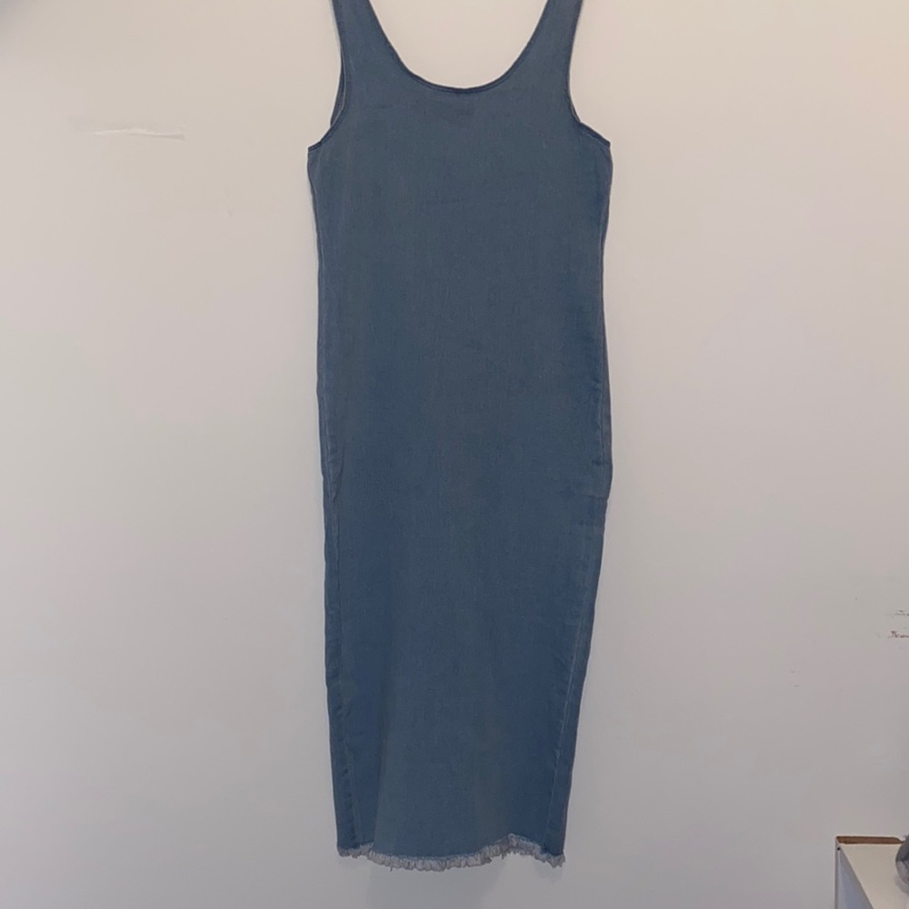 Fitted Denim Dress